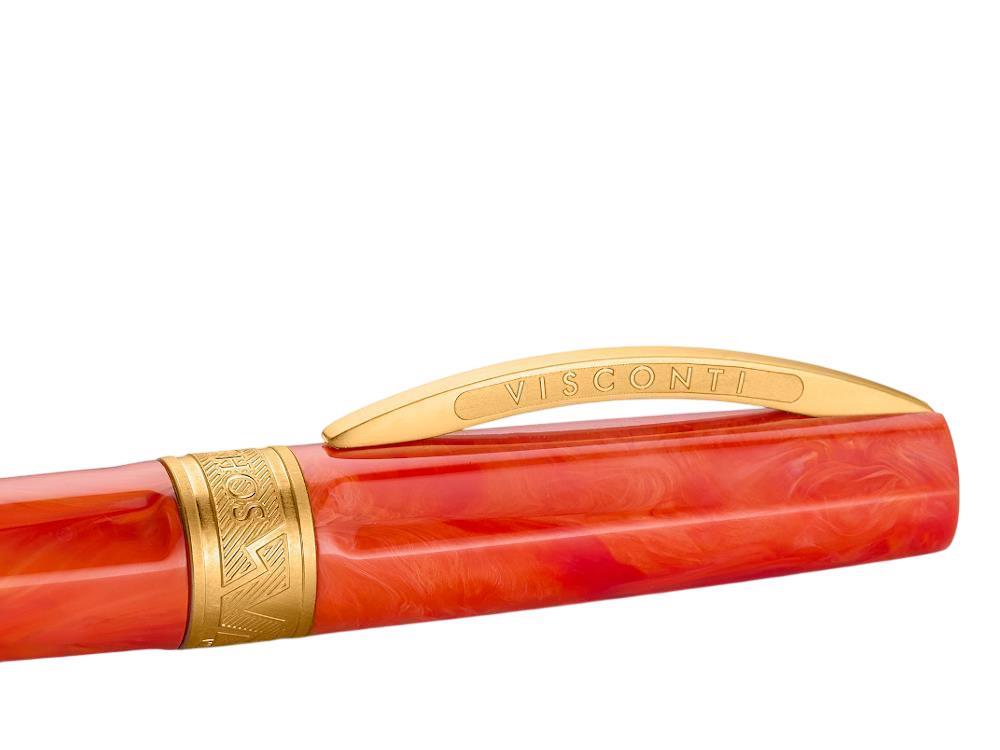 Stylo Plume Visconti Mirage Mithos Demeter, Acier, Orange, KP07-20-FP