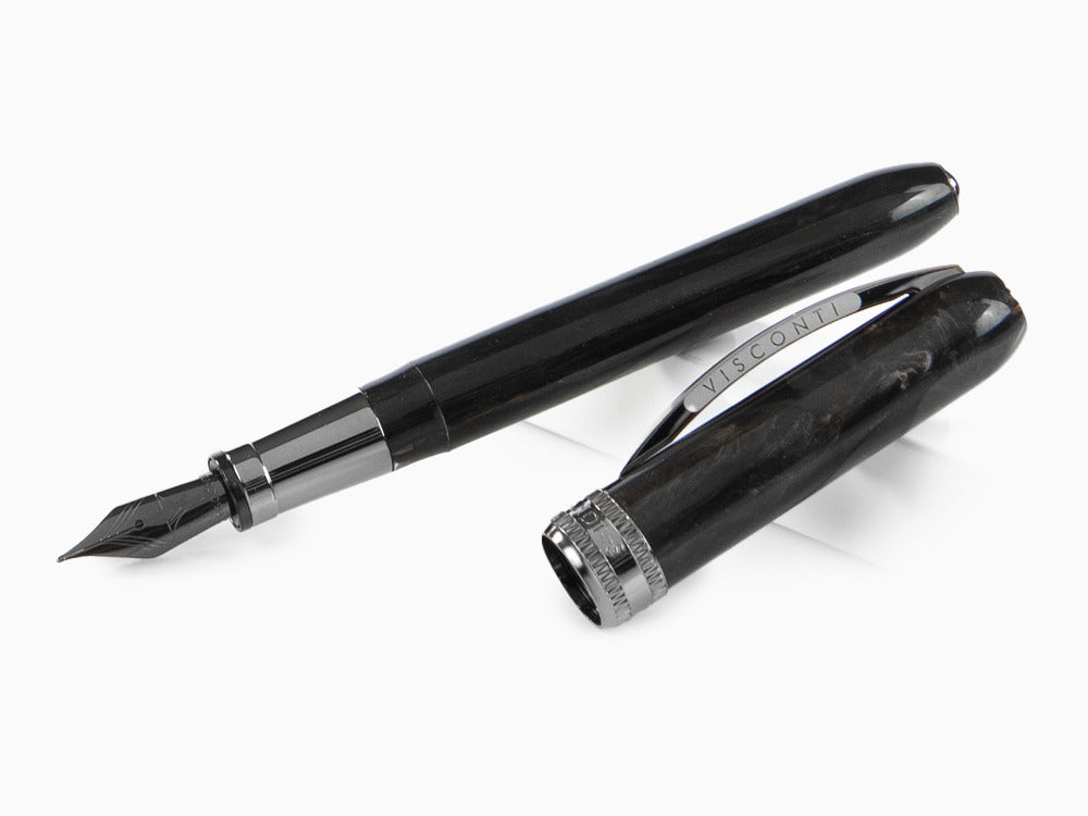 Stylo Plume Visconti Rembrandt-S Black, Résine Acrilique, KP10-27-FP