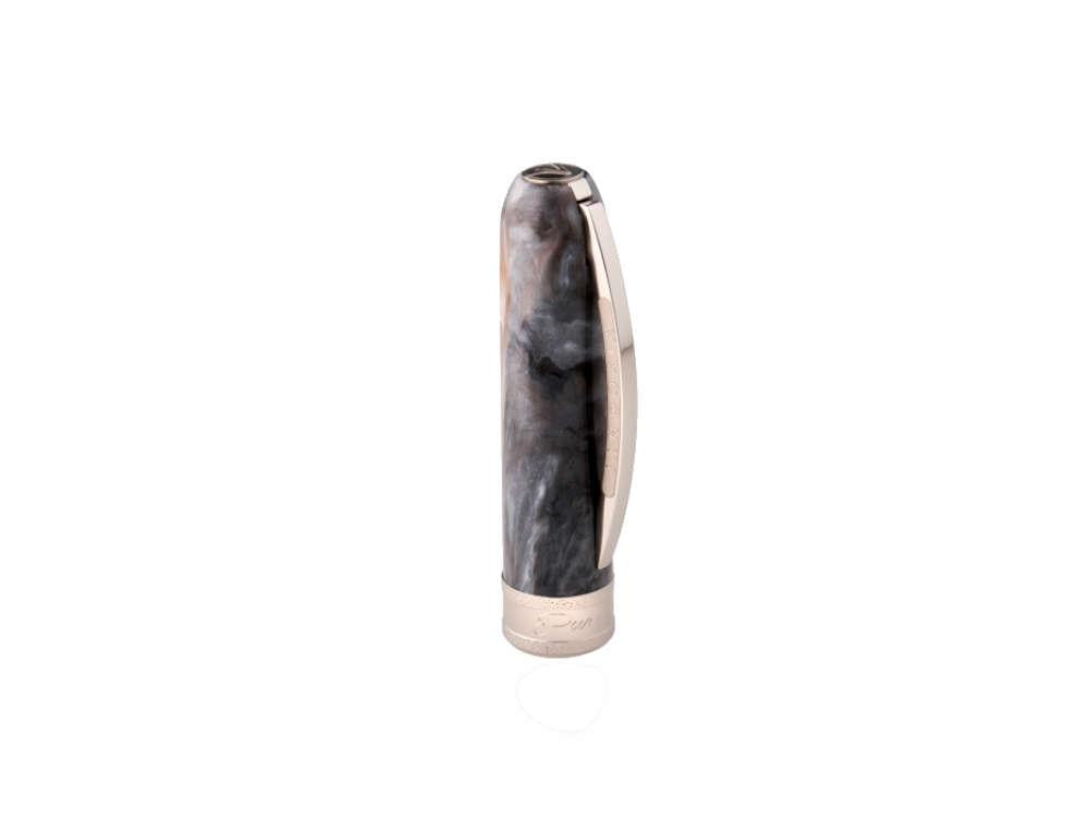 Roller Visconti Comedia Purgatorio, Résine, Gris, Palladium, KP10-50-RB