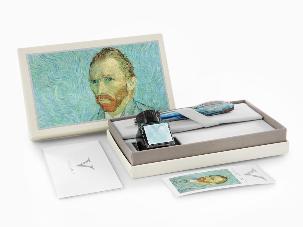 Stylo Plume Visconti Van Gogh Portrait in Blu, Résine, KP12-01-FP