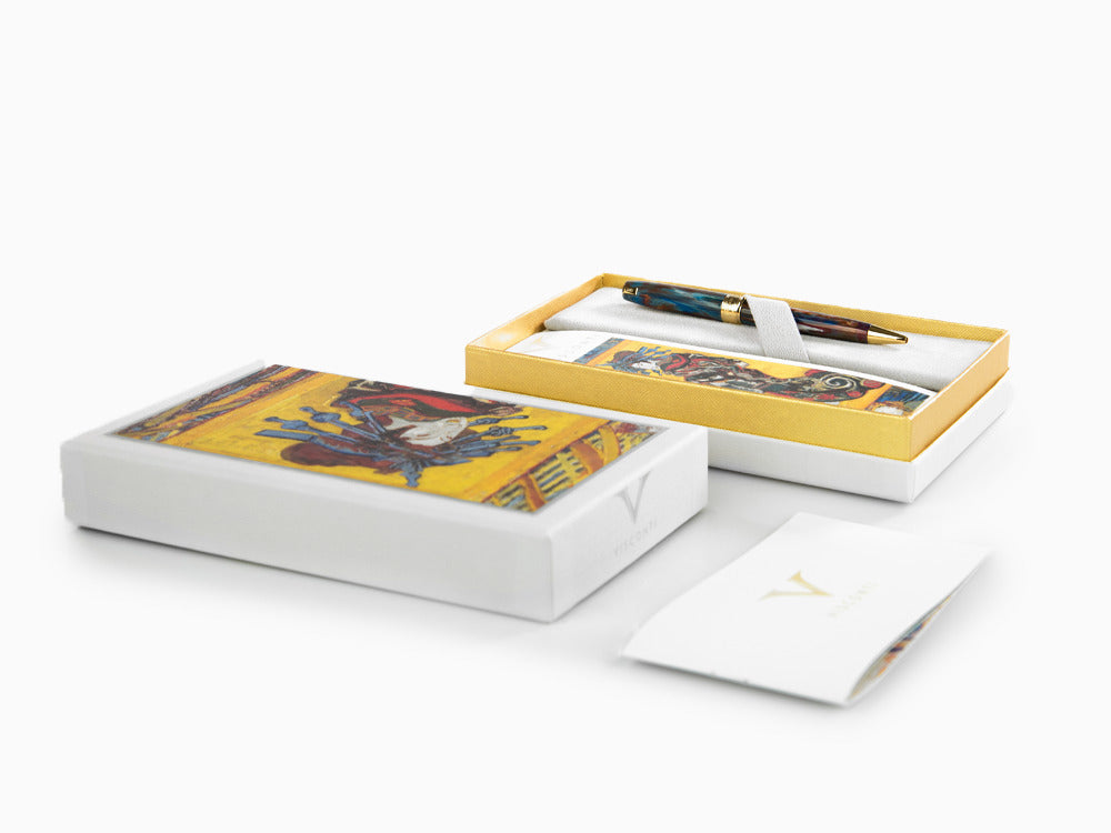 Set Stylo bille Visconti Van Gogh Oiran, Résine Acrilique, Violet, KP12-22-BP