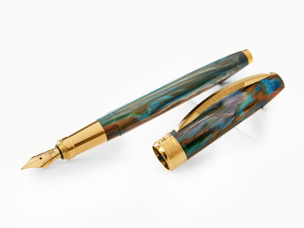 Set Stylo Plume Visconti Van Gogh Oiran, Plaqué or, KP12-22-FP
