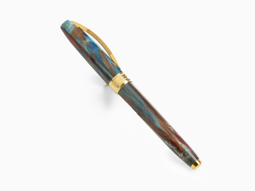 Set Roller Visconti Van Gogh Oiran, Plaqué or, Violet KP12-22-RB