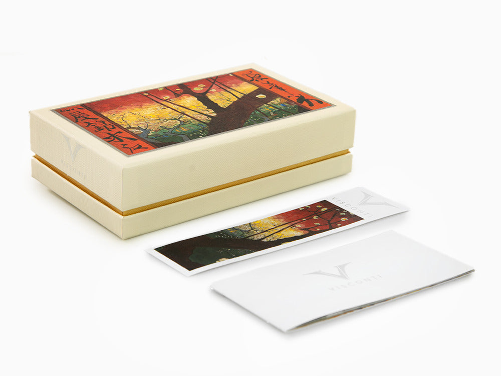 Stylo bille Visconti Van Gogh Flowering Plum Orchard, Rouge, KP12-23-BP