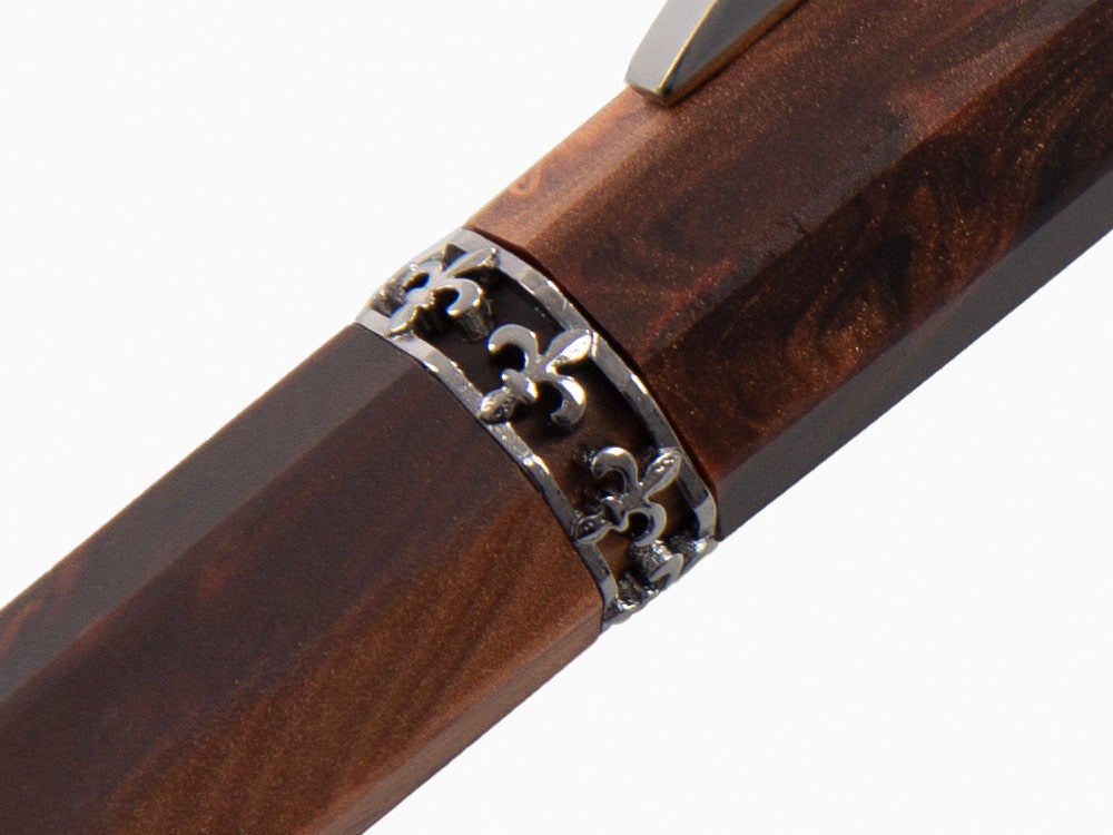 Stylo bille Visconti Medici, Acrosilk, Attributs ruthénium, KP17-40-01-BP