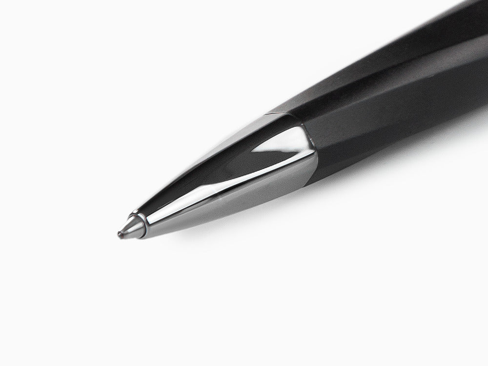 Stylo bille Visconti Divina Matte, Noir, Attributs plaqués ruthénium, KP18-09-BP