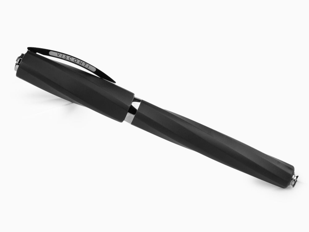 Stylo Plume Visconti Divina Matte, Résine Acrilique, Noir, KP18-09-FP