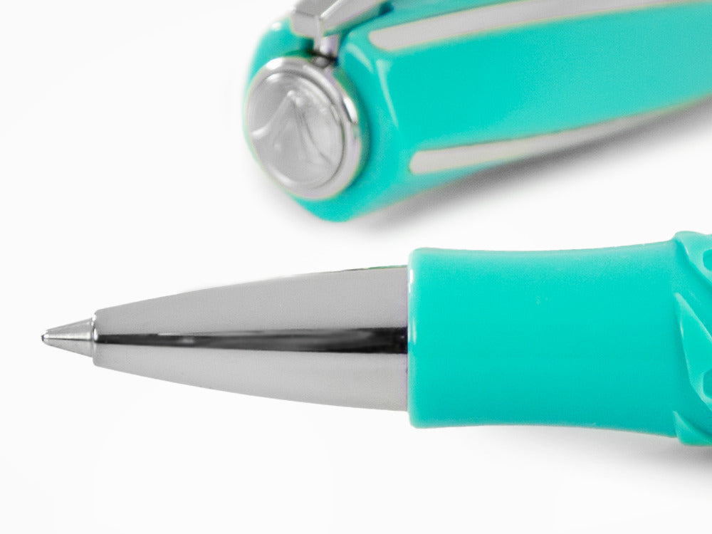 Roller Visconti Divina Elegance Wave, Résine Acrilique, Palladium, KP18-13-RB