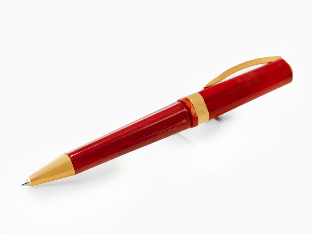 Stylo bille Visconti Opera Gold, Résine Acrilique, Rouge, KP42-01-BP