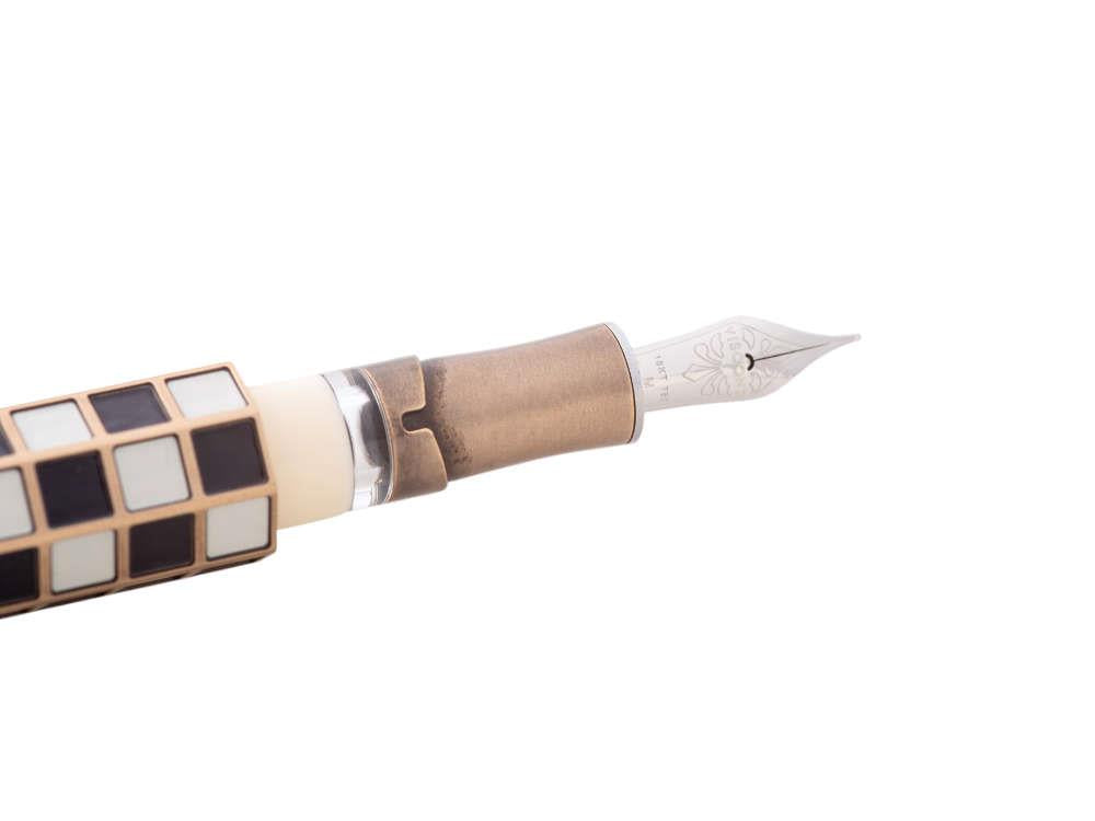 Stylo Plume Visconti Checkmate, Bronze, Edition Limitée, KP62-01-FP