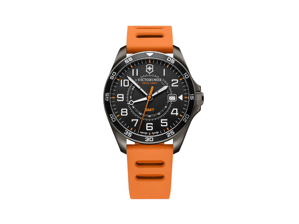 Montre à Quartz Victorinox Fieldforce Sport GMT, Noir, 42 mm, V241897