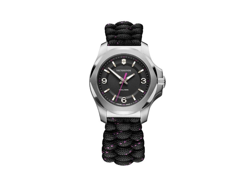 Montre à Quartz Victorinox I.N.O.X. Ladies, Noir, 37mm, Paracorde, V241918