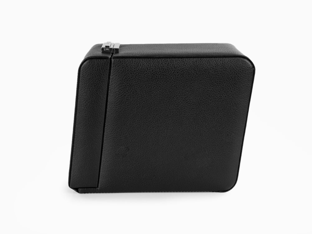 Remontoir WOLF Viceroy, 1 Montre, Noir, Cuir Vegan, 456002