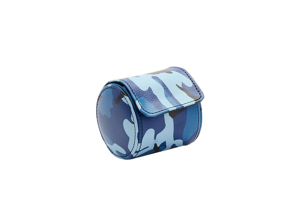 Étui WOLF Elements Water, 1 Montre, Bleu, Cuir Vegan, 665371