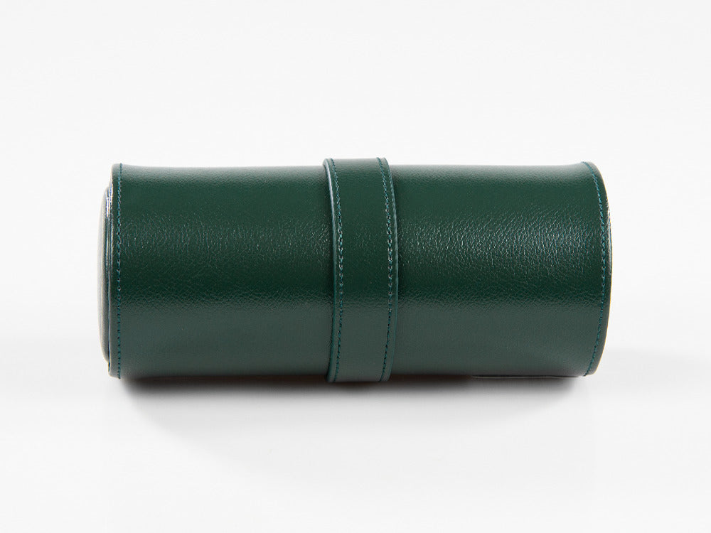 Étui WOLF British Racing, 3 montres, Vert, Cuir, 792941