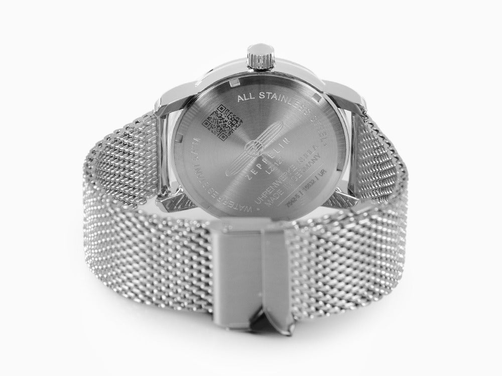 Montre à Quartz Zeppelin LZ 127 Graf Zeppelin, Beige, 42 mm, GMT, 7642M-5