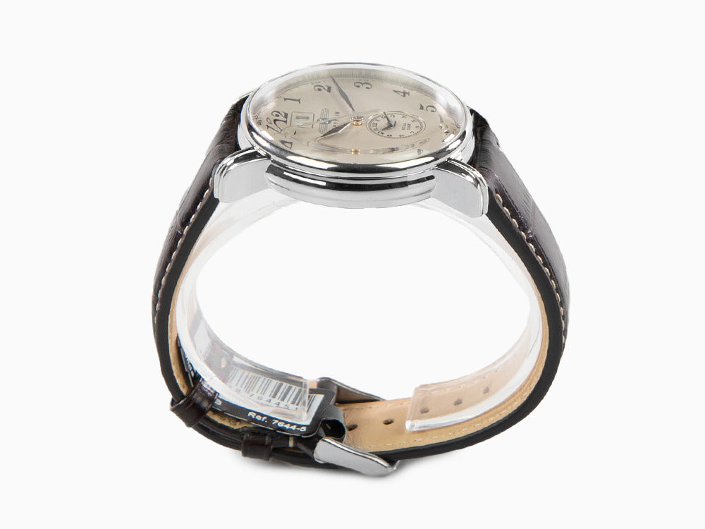 Montre à Quartz Zeppelin LZ 127 Graf Zeppelin, Beige, 42 mm, GMT, 7644-5