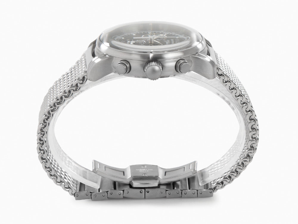 Montre à Quartz Zeppelin 100 Years Zeppelin Ed. 1, Noir, 42 mm, Jour, 7680M-2