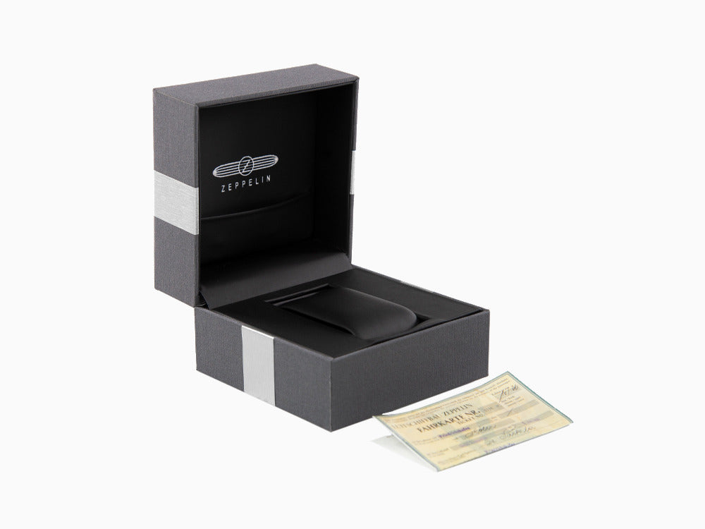 Montre à Quartz Zeppelin LZ 127 Graf Zeppelin, 40 mm, Chronographe, 7684-5