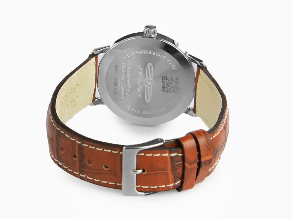 Montre à Quartz Zeppelin LZ 129 Hindenburg, Beige, 40 mm, Jour, Cuir, 8042-5