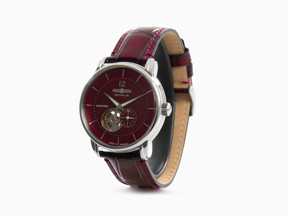 Montre Automatique Zeppelin LZ 120 Bodensee, Rouge, 40cm, 8166-5