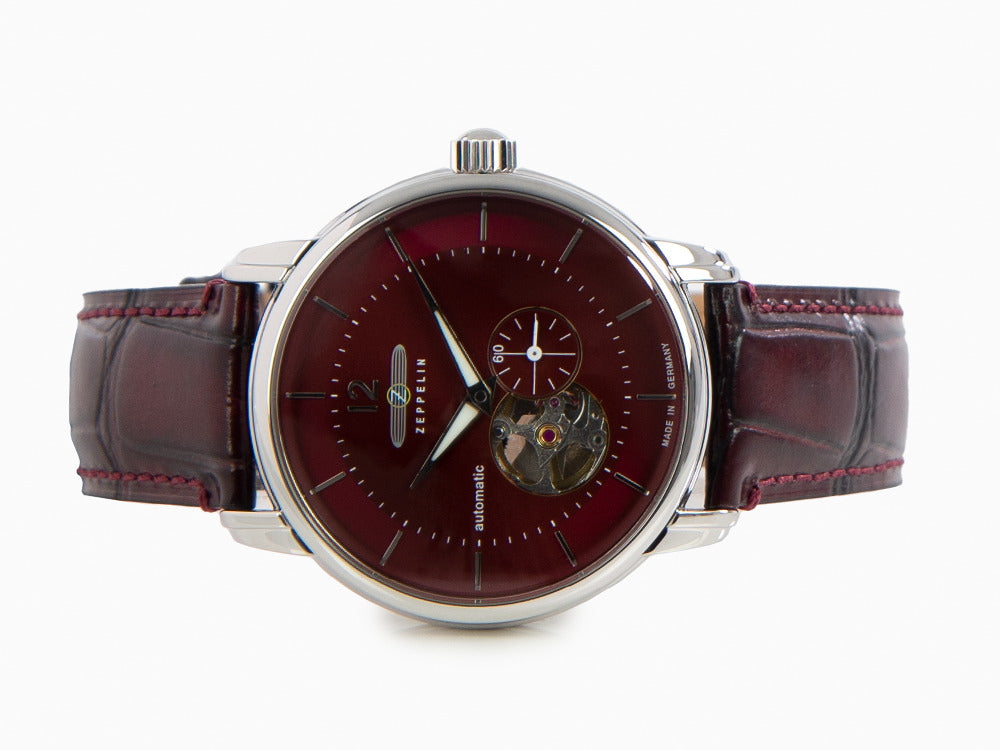 Montre Automatique Zeppelin LZ 120 Bodensee, Rouge, 40cm, 8166-5
