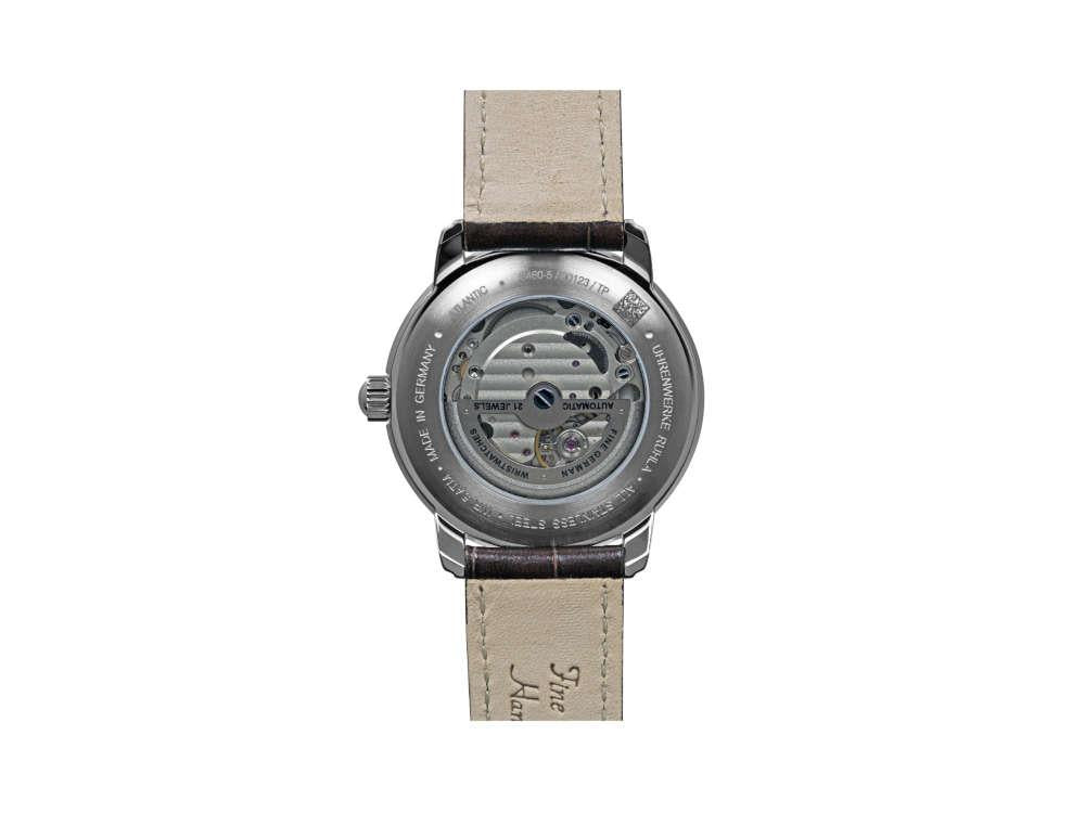 Montre Automatique Zeppelin Atlantic, Beige, 40 mm, Jour, 8460-5