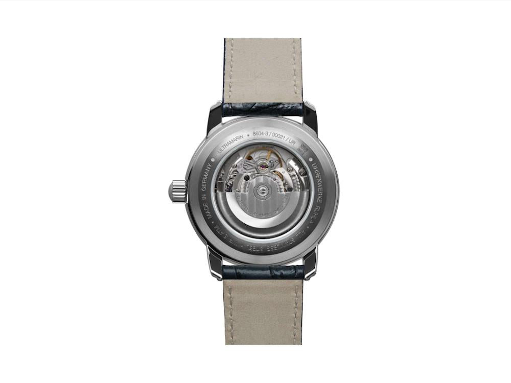 Montre Automatique Zeppelin Captain Line, Bleu, 42 mm, Bracelet en cuir, 8626-3