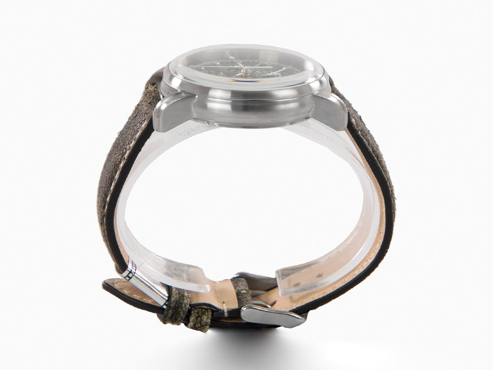 Montre à Quartz Zeppelin 100 Years Zeppelin Ed. 1, Vert, 42 mm, Jour, 8680-4