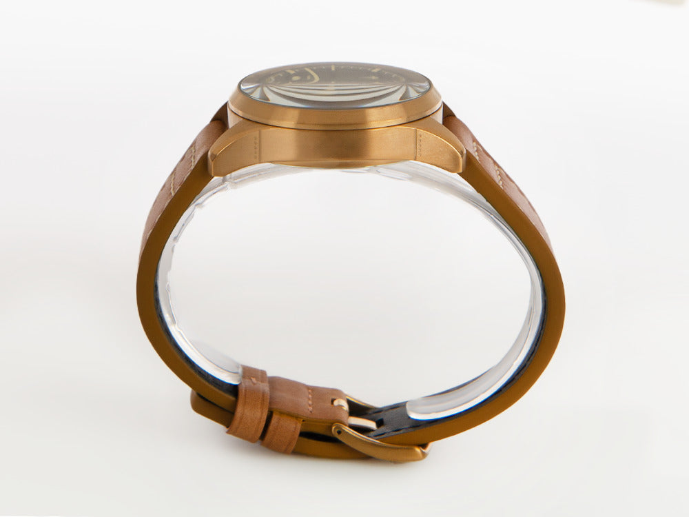 Montre à Quartz AVI-8 Spitfire Lock Chronograph Bronze Green, 42 mm, AV-4089-02