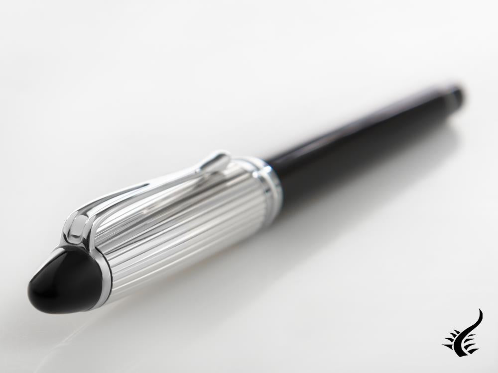 Stylo Plume Aurora Ipsilon en Argent 925 et Résine