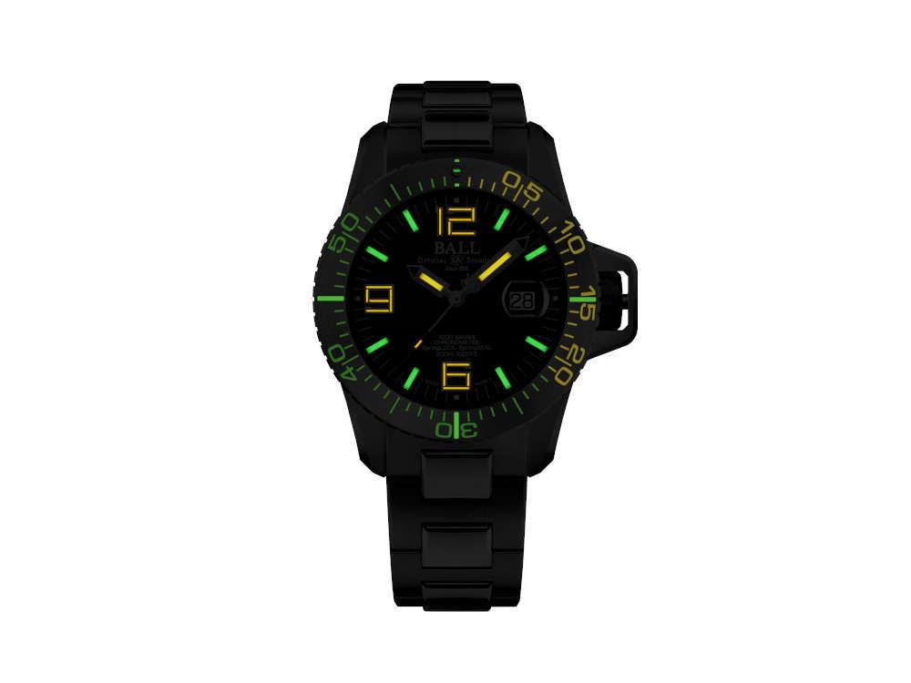 Montre Automatique Ball Engineer Hydrocarbon EOD, Noir, 42 mm, DM3200A-S1C-BK