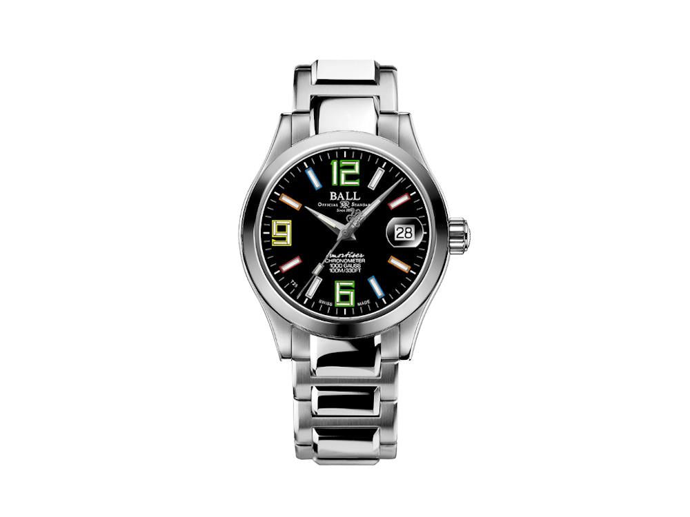 Montre Automatique Ball Engineer III Pioneer II, Noir, 36mm, LE NL9616C-S5CJ-BKR