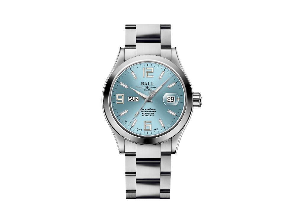 Montre Automatique Ball Engineer III Pioneer II, Bleu Clair, 40 mm, LE, NM9036C