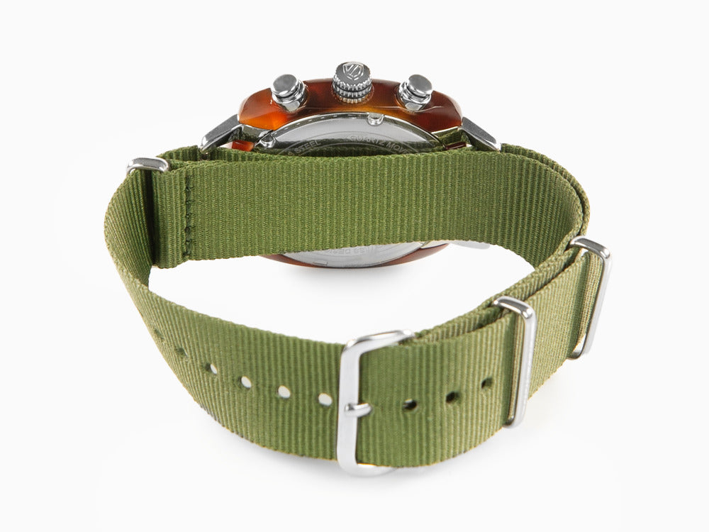 Montre Briston Clubmaster Classic, Cellulose, Blanc, 40 mm, 16140.SA.T.2.NGA