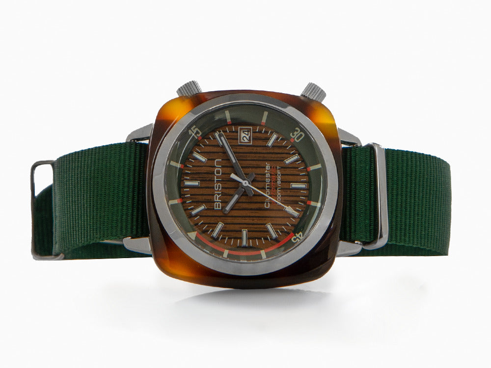 Montre Automatique Briston Clubmaster Diver, Marron, 42 mm, 18642.SA.TD.10W.NBG