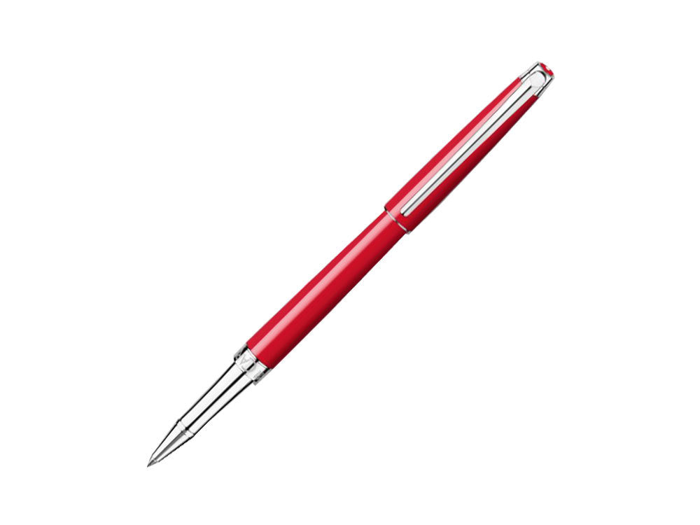 Roller Caran d´Ache Léman Slim Scarlet Red, Laque, Rhodium, Rouge, 4771.770