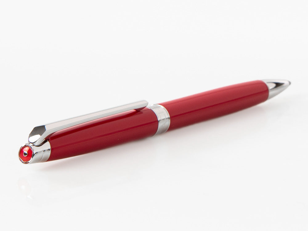 Stylo bille Caran d´Ache Léman Slim Scarlet Red, Laque, Rhodium, Rouge, 4781.770