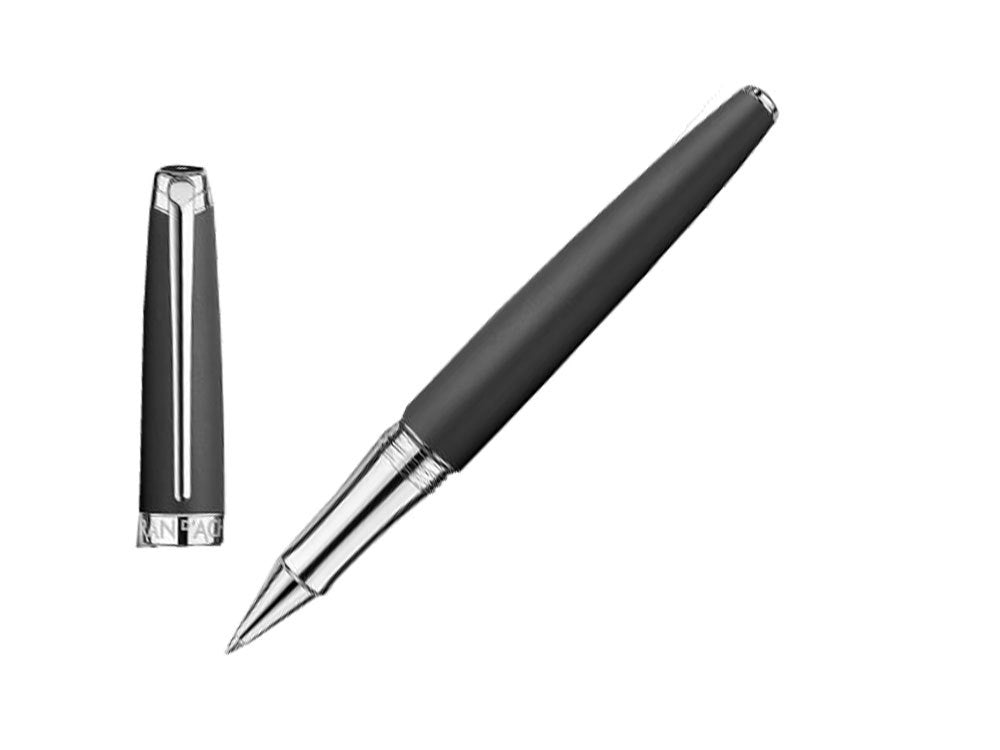 Stylo bille Caran d´Ache Léman Black Matt, Laque Mate, Noir, Rhodium, 4789.496