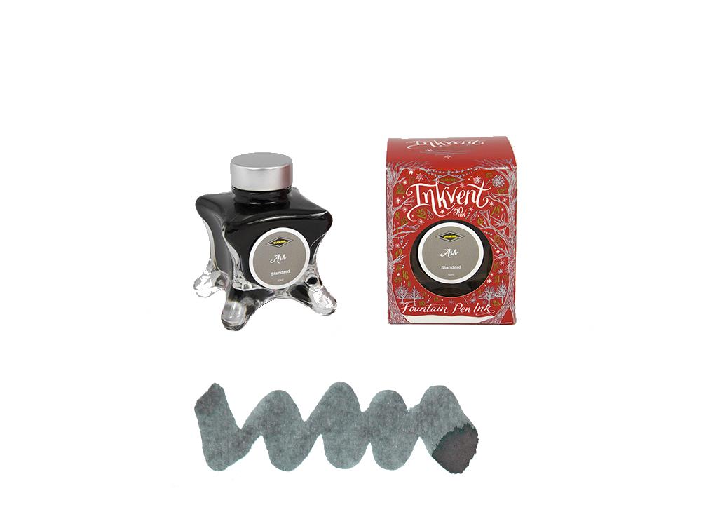 Encrier Diamine Ash Ink Vent Red, 50ml, Gris, Verre