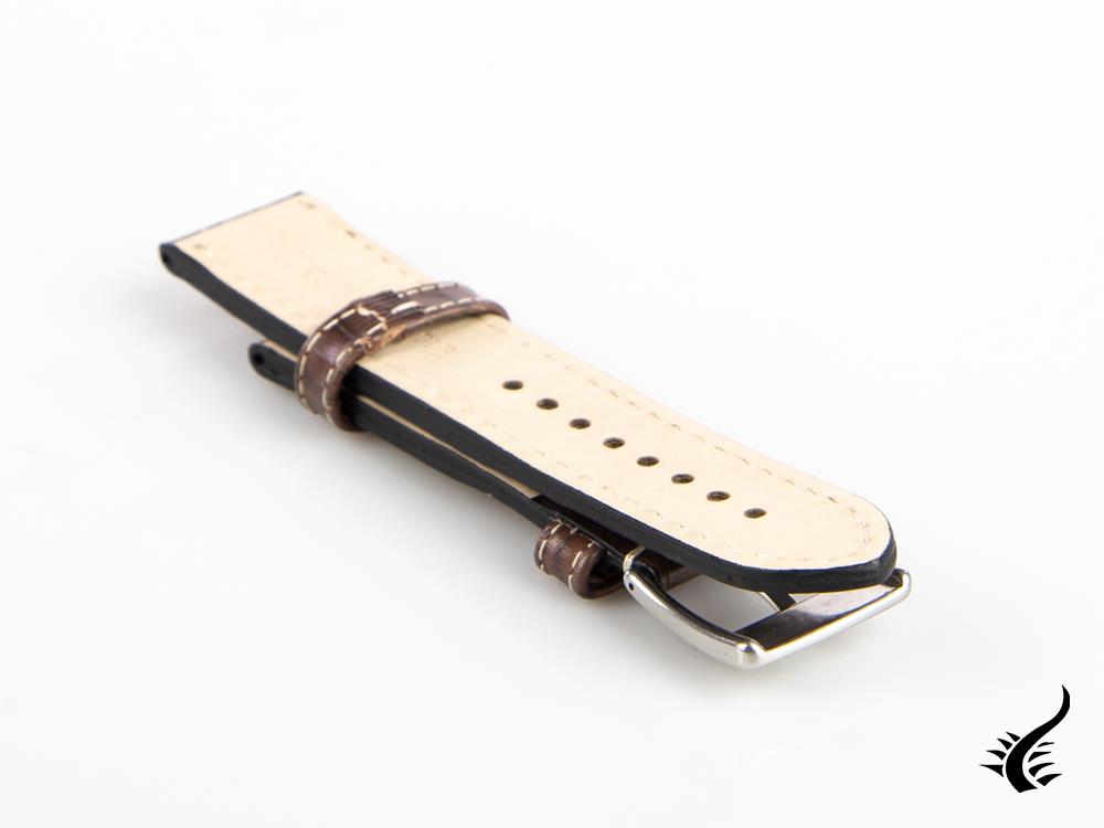 Glycine, Bracelet en cuir, 22mm, Marsala, LBK7BF-22