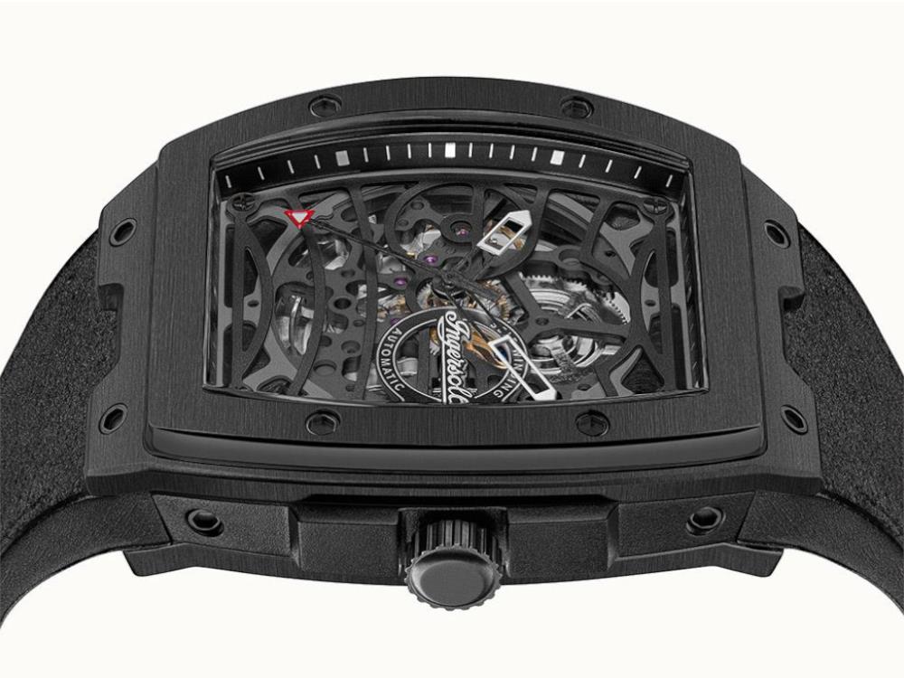 Montre Automatique Ingersoll 1892 The Challenger, 42 mm, Noir, 5 atm, I12307