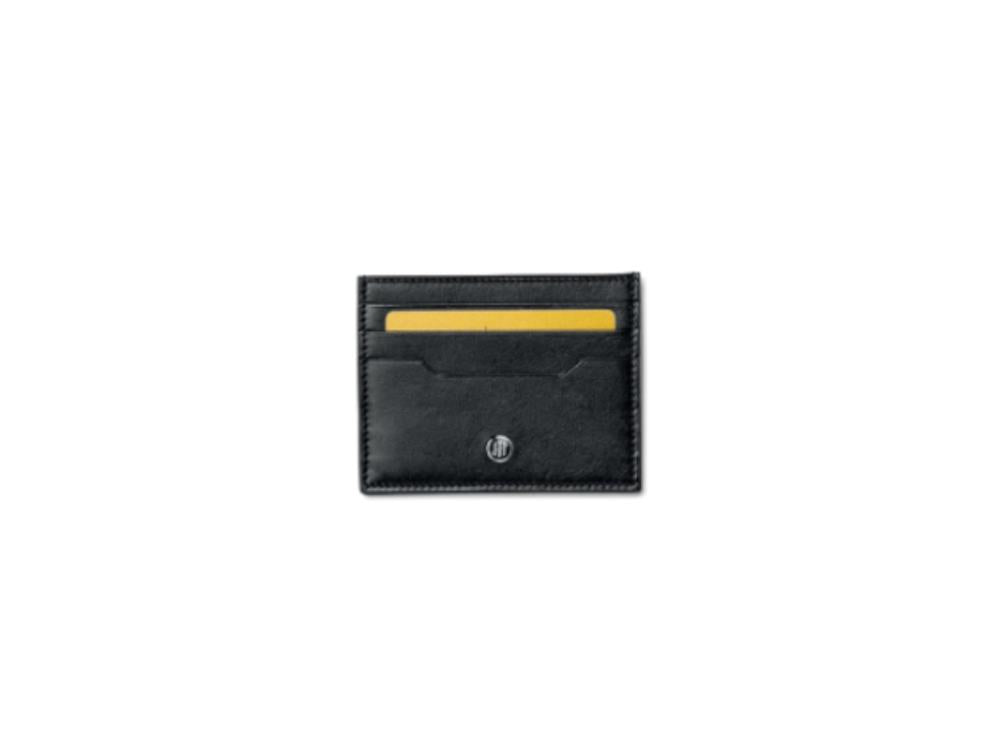 Porte-cartes Card Caddy Montegrappa Signet Series, Cuir, Noir, IC00CC00
