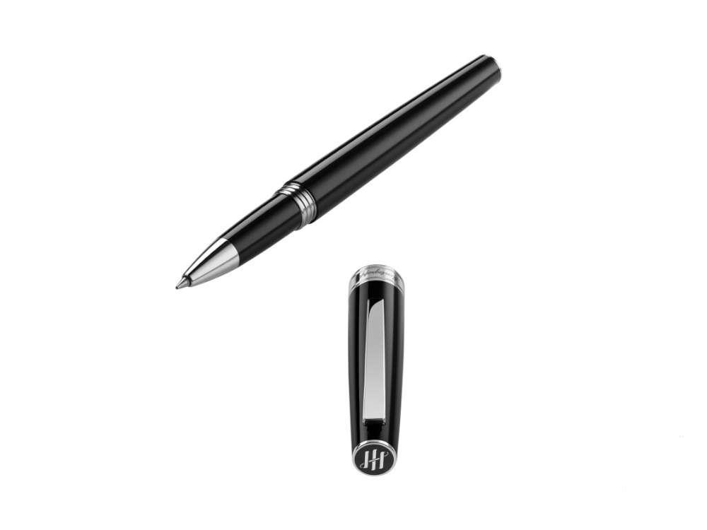 Roller Montegrappa Armonia, Résine, Noir, ISA1RRAC