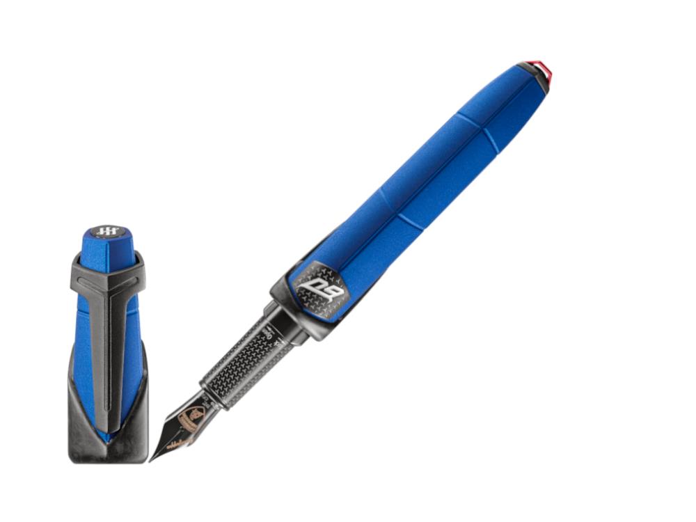 Stylo Plume Montegrappa Automobili Lamborghini 60°Blue Aegeus, ISLAN-UB
