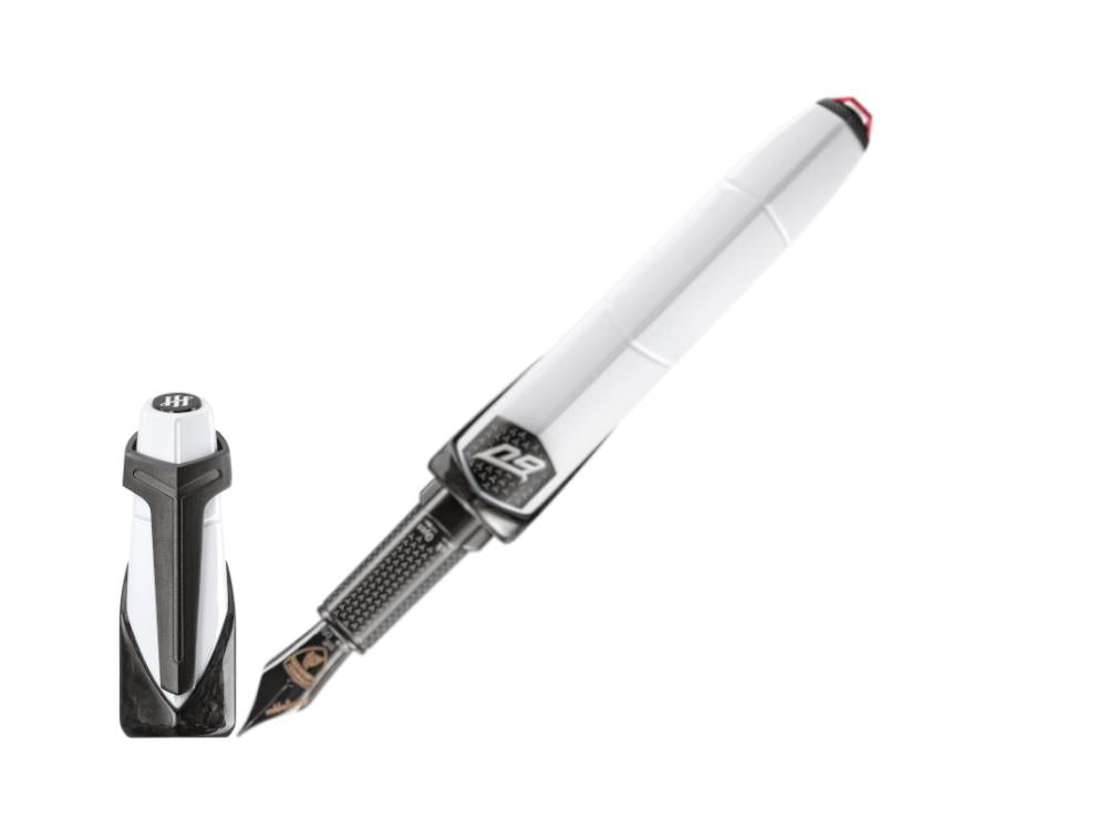 Stylo Montegrappa Automobili Lamborghini 60°Bianco Siderale LE, ISLAN-UW