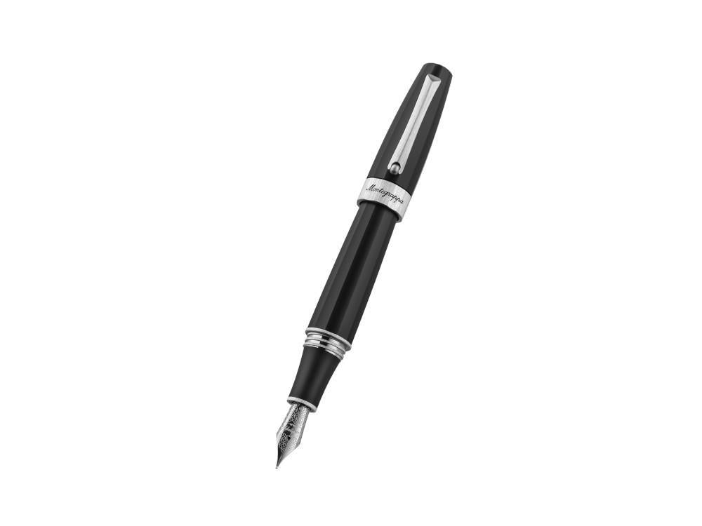 Stylo Plume Montegrappa Magnifica, Résine, Acier, Noir, ISNGR-AC