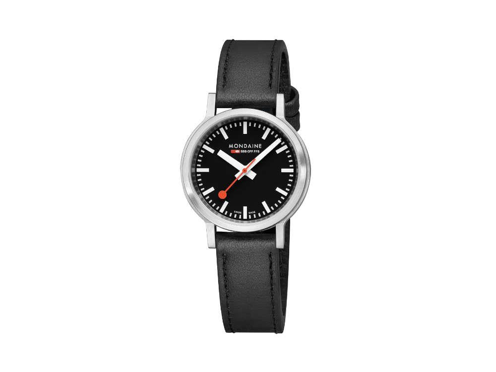 Montre à Quartz Mondaine SBB Stop2go, Noir, 34 mm, 3 atm, MST.34020.LBV.SET
