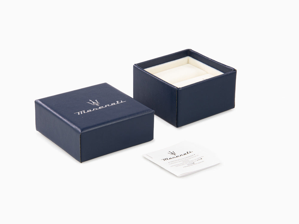 Boutons de Manchette Maserati Gioielli, Acier, Argent, Poli, JM121ATK14