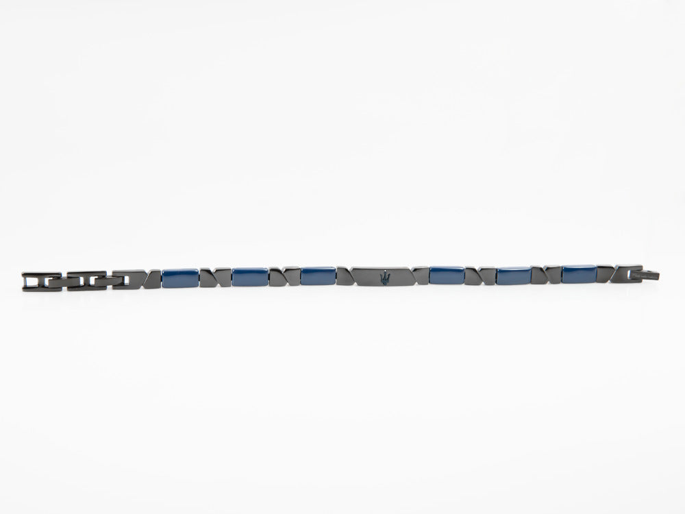 Bracelet Maserati Gioielli, Acier inoxidable, Noir et bleu, JM221ATZ01